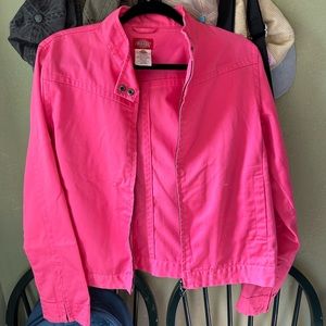 Hot Pink Dickies Zip up Jacket